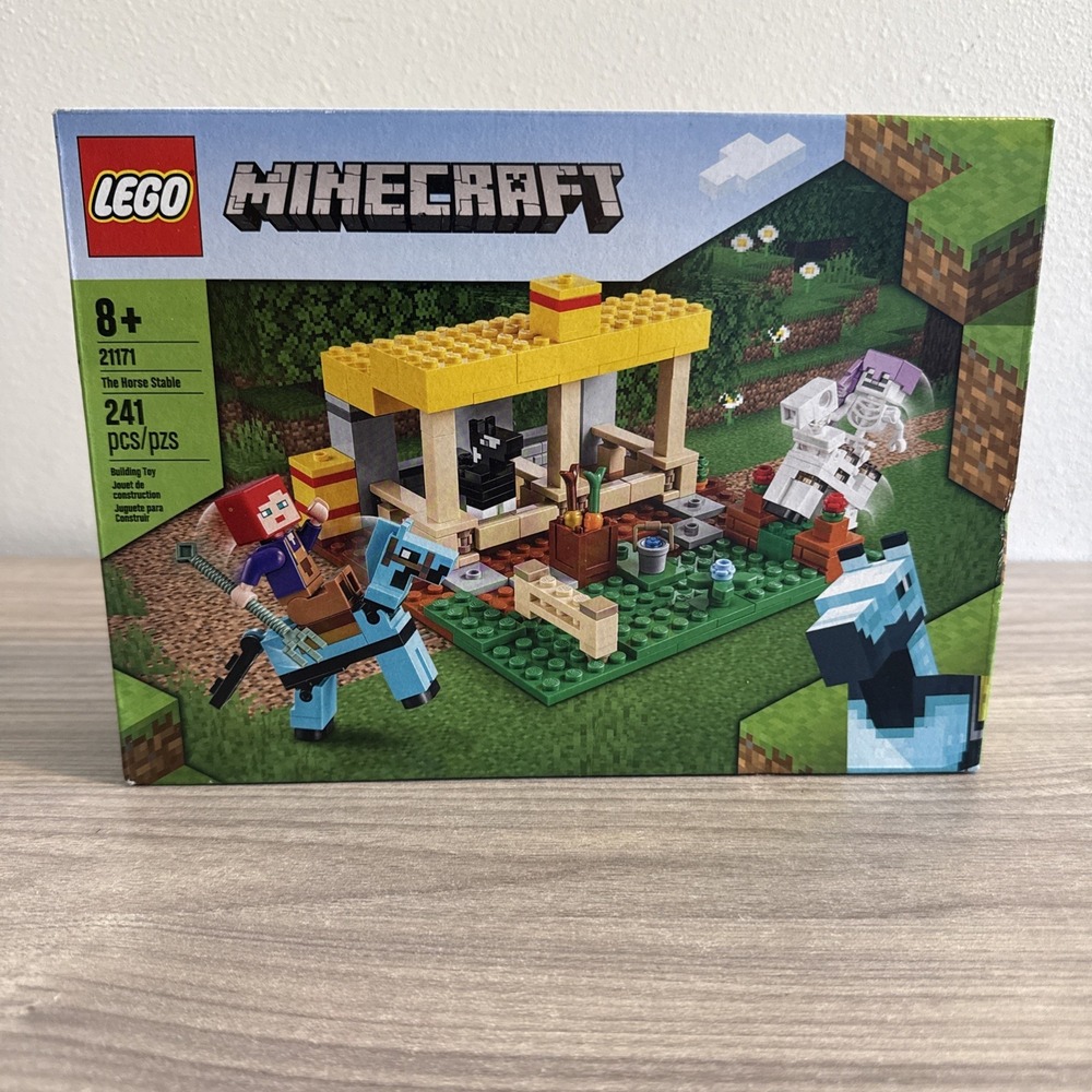 LEGO Minecraft: The Horse Stable (21171) New Sealed Complete